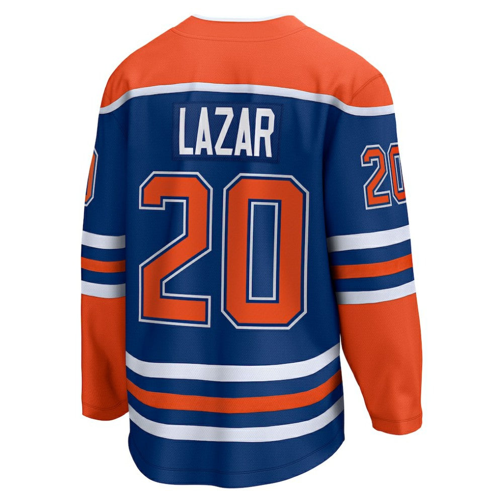NHL Royal Curtis Lazar Edmonton Oilers Fanatics Home Breakaway Jersey