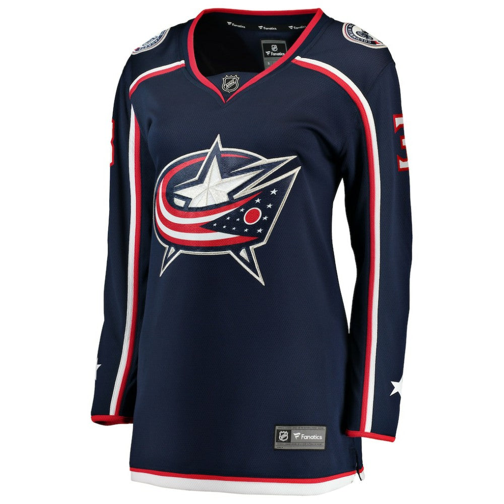 NHL Navy Charlie Coyle Columbus Blue Jackets Fanatics Women's Home Breakaway Jersey