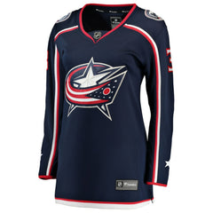 NHL Navy Charlie Coyle Columbus Blue Jackets Fanatics Women's Home Breakaway Jersey