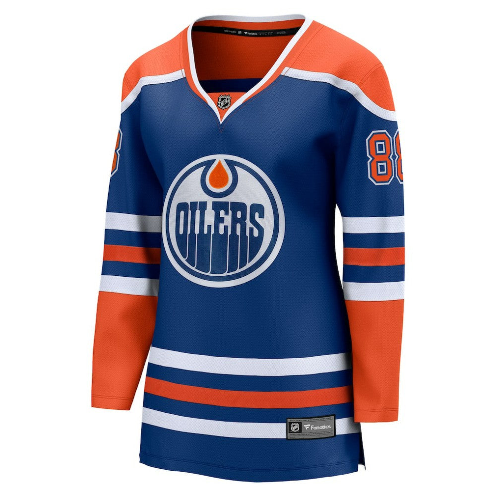 NHL Royal Andrew Mangiapane Edmonton Oilers Fanatics Women's Home Breakaway Jersey