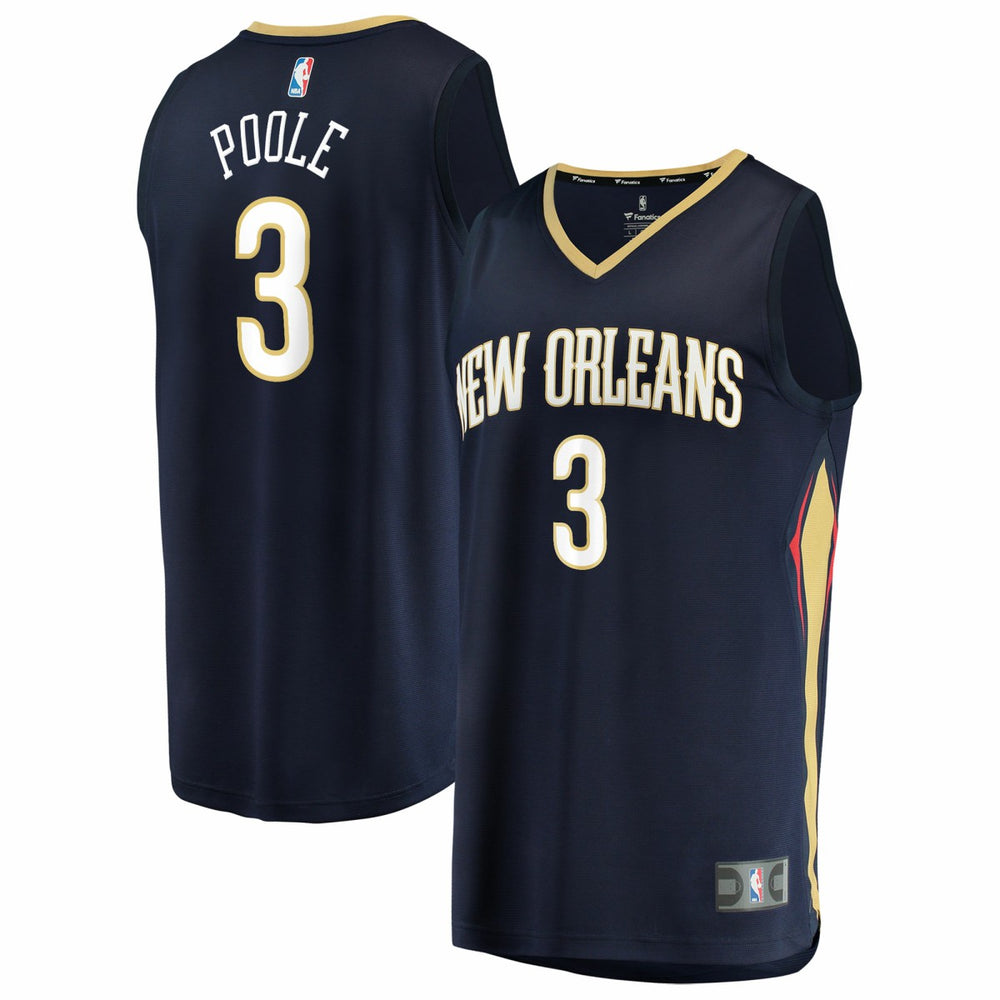 NBA Jordan Poole New Orleans Pelicans Fast Break Replica Jersey