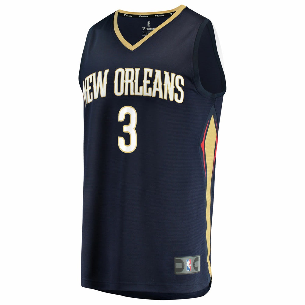 NBA Jordan Poole New Orleans Pelicans Fast Break Replica Jersey