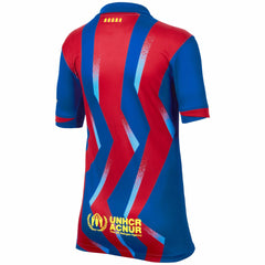 Barcelona Youth 2025/26 Fourth Replica Jersey - Nike Blue
