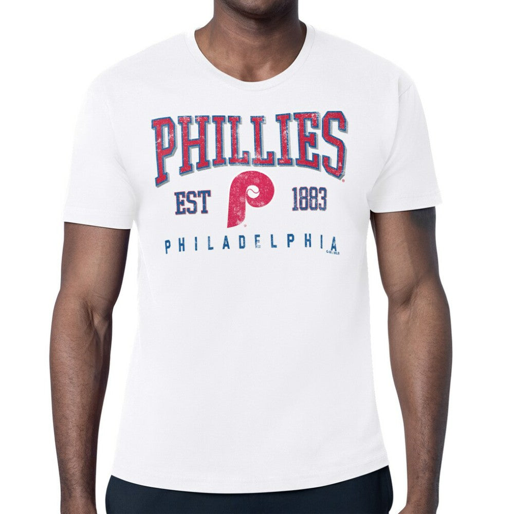 MLB Philadelphia Phillies Starter Distressed Logo T-Shirt