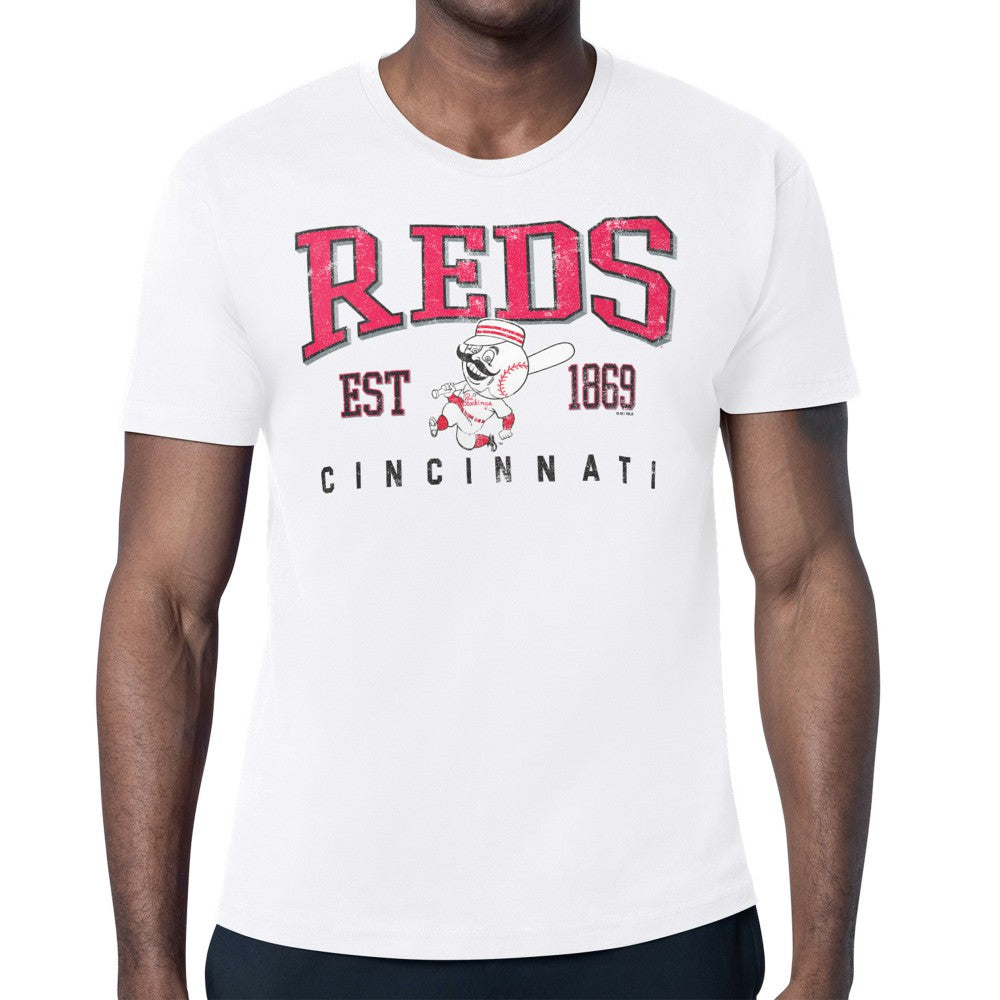 MLB Cincinnati Reds Starter Distressed Logo T-Shirt