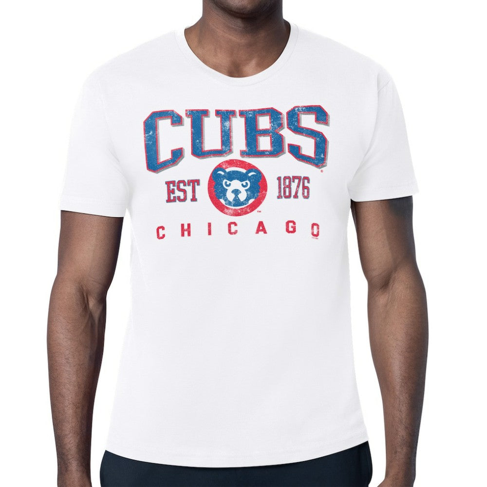 MLB Chicago Cubs Starter Distressed Logo T-Shirt