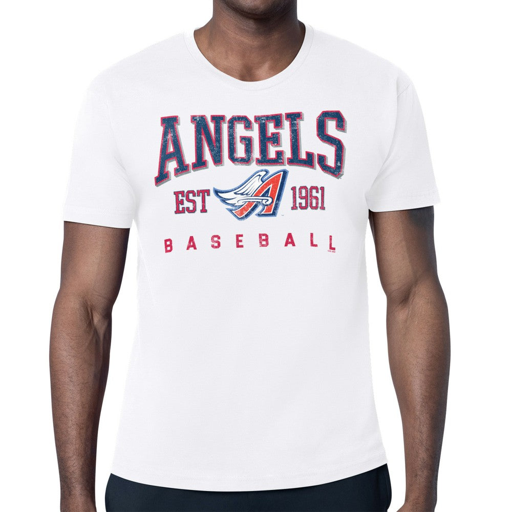 MLB Los Angeles Angels Starter Distressed Logo T-Shirt