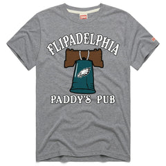 x It's Always Sunny in Philadelphia Homage Unisex Flipadelphia Paddy's Pub Tri-Blend T-Shirt - Philadelphia Eagles