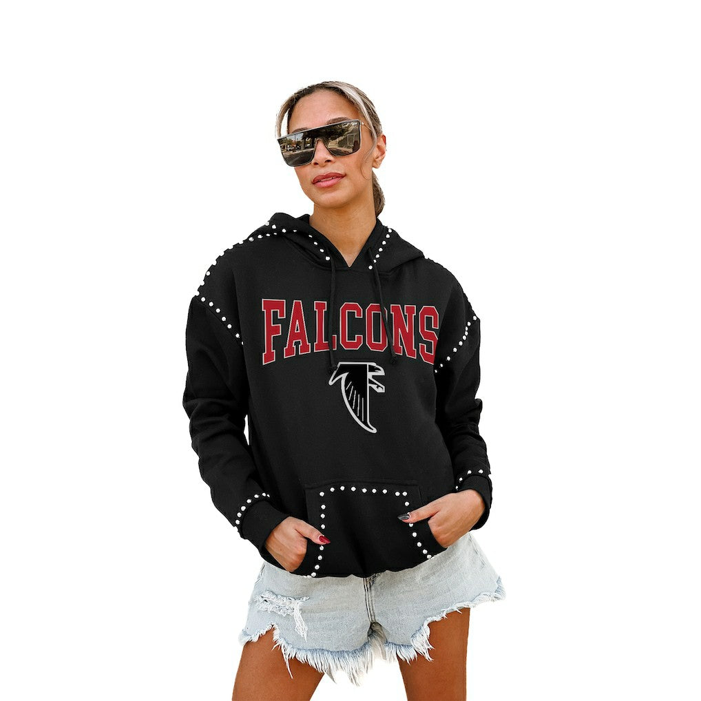 Gameday Couture Women's Studded Pullover Hoodie - Atlanta Falcons