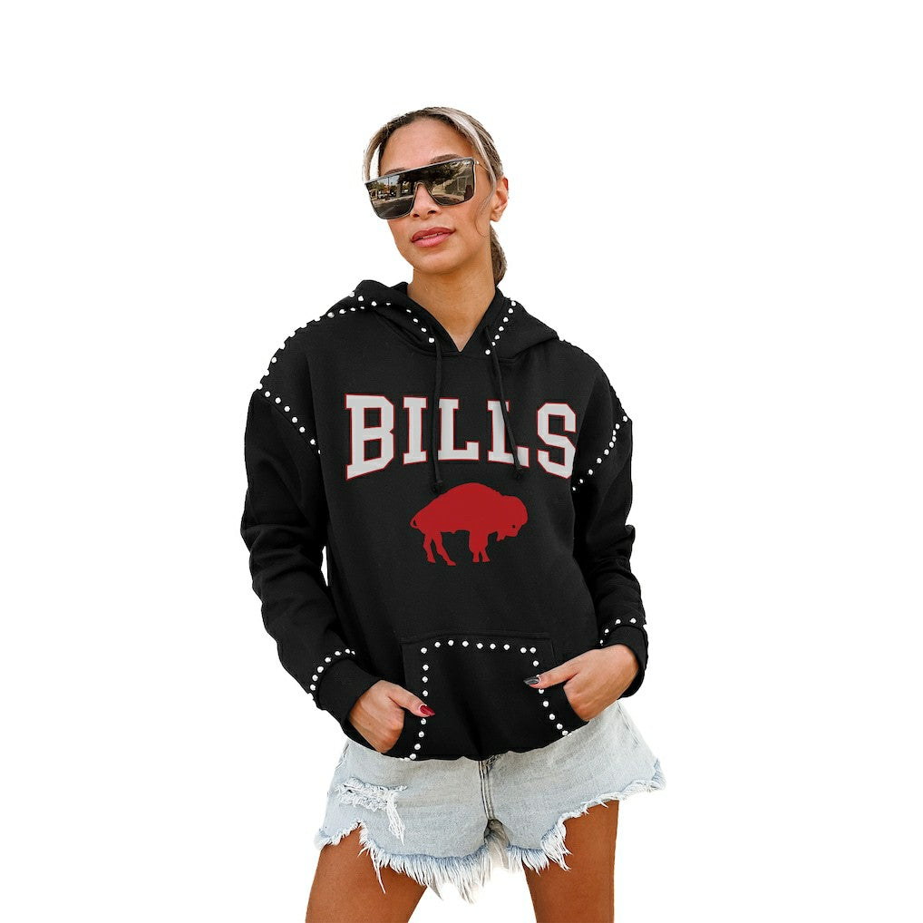Gameday Couture Women's Studded Pullover Hoodie - Buffalo Bills