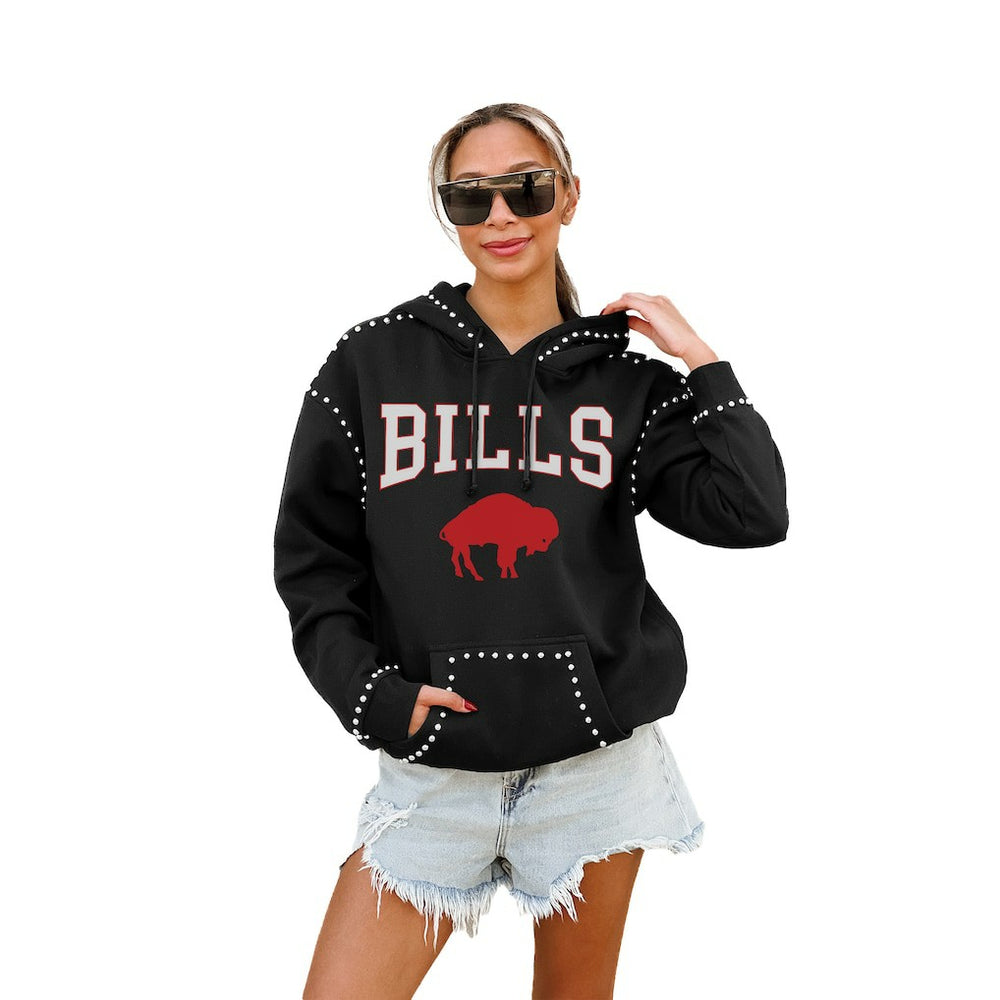 Gameday Couture Women's Studded Pullover Hoodie - Buffalo Bills