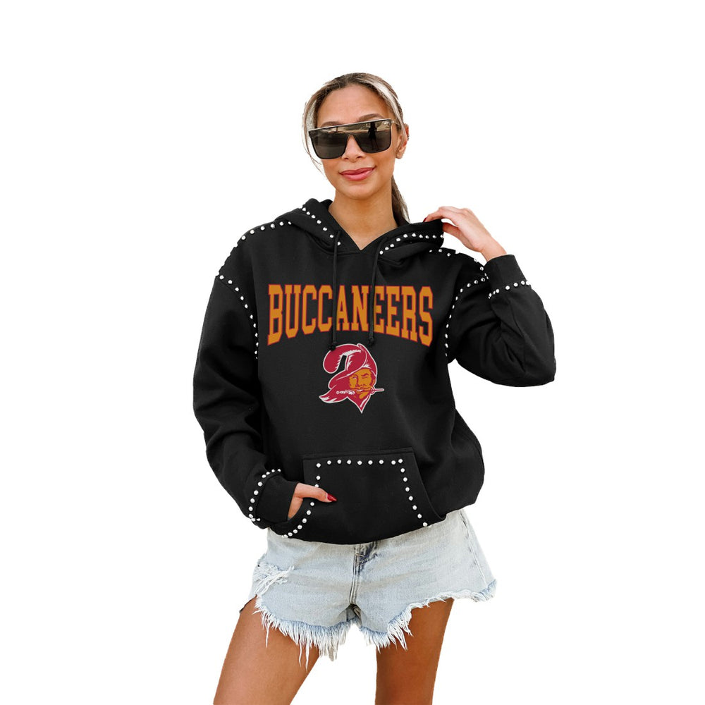 Gameday Couture Women's Studded Pullover Hoodie - Tampa Bay Buccaneers