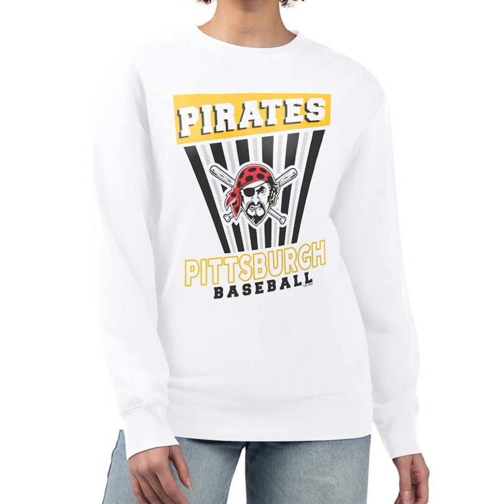 MLB Pittsburgh Pirates Starter Women's Poster Print Team Fleece Pullover Sweatshirt