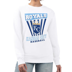 MLB Kansas City Royals Starter Women's Poster Print Team Fleece Pullover Sweatshirt