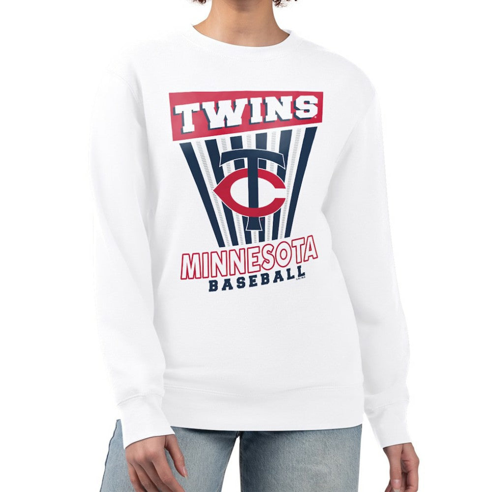 MLB Minnesota Twins Starter Women's Poster Print Team Fleece Pullover Sweatshirt