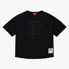 MLB San Francisco Giants Mitchell & Ness Women's Cooperstown Collection Phantom Cropped T-Shirt