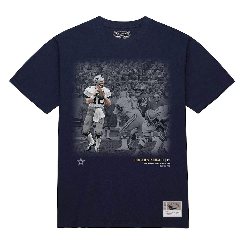 Roger Staubach  Moments T-Shirt - Dallas Cowboys