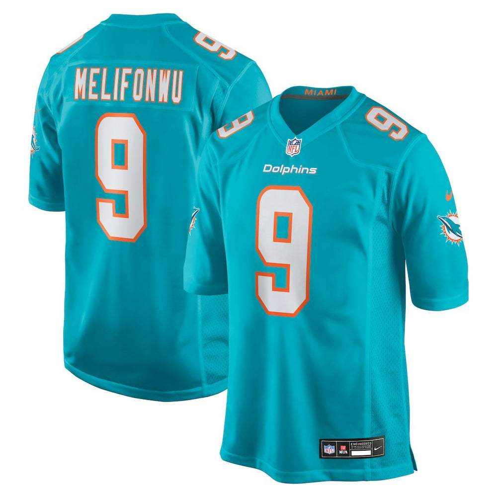 Ifeatu Melifonwu  Team Game Jersey - Miami Dolphins