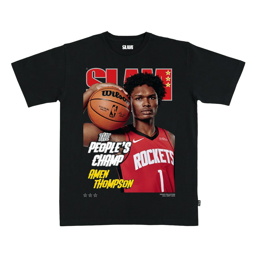 NBA Amen Thompson Houston Rockets SLAM Unisex Cover T-Shirt