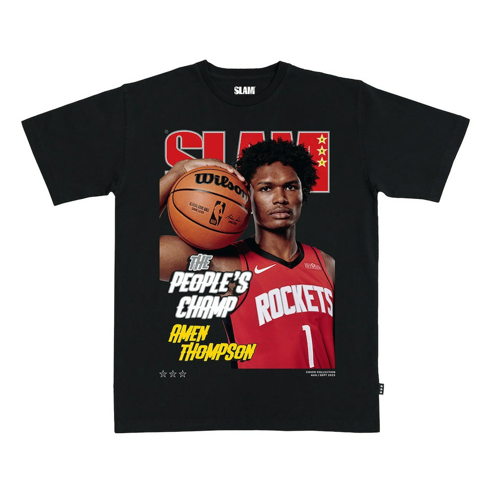 NBA Amen Thompson Houston Rockets SLAM Unisex Cover T-Shirt