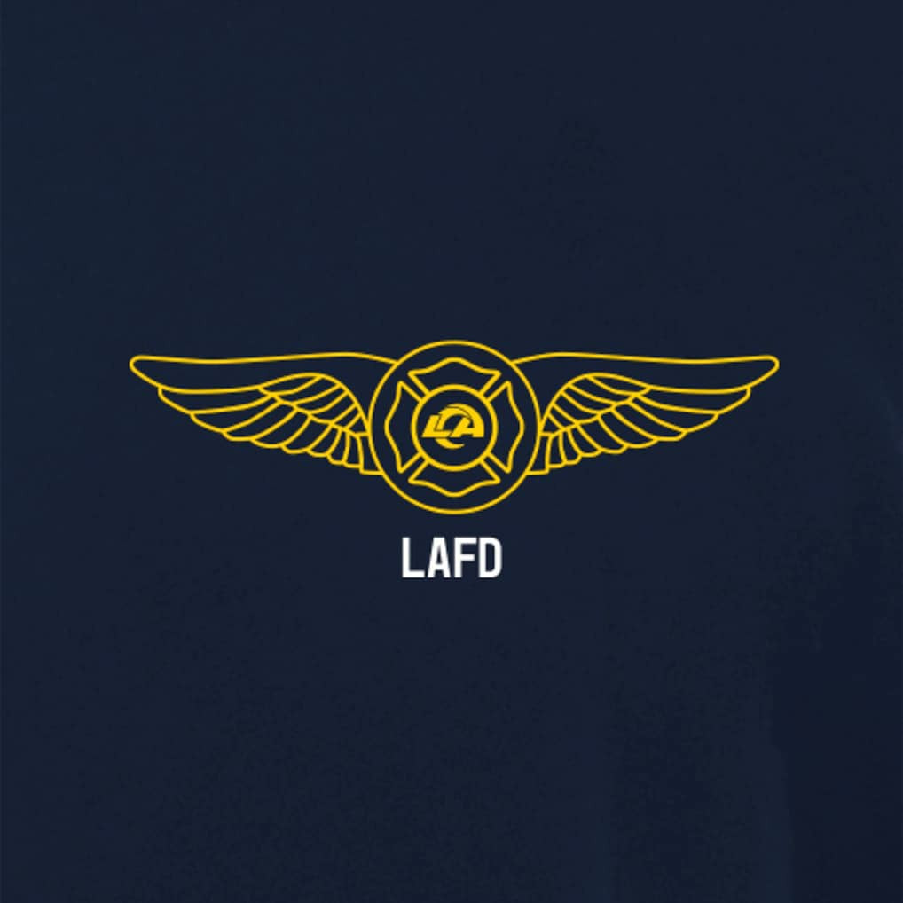 x LAFD  Air Ops T-Shirt - Los Angeles Rams