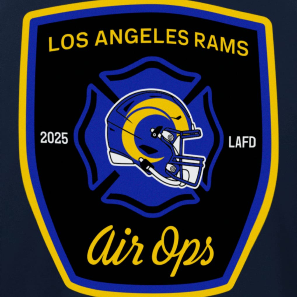 x LAFD  Air Ops T-Shirt - Los Angeles Rams