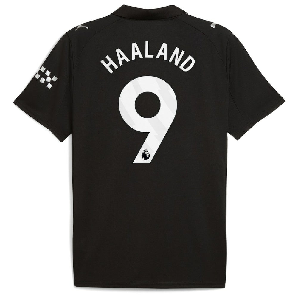 Erling Haaland Manchester City 2025/26 Away Replica Player Jersey - Puma Black