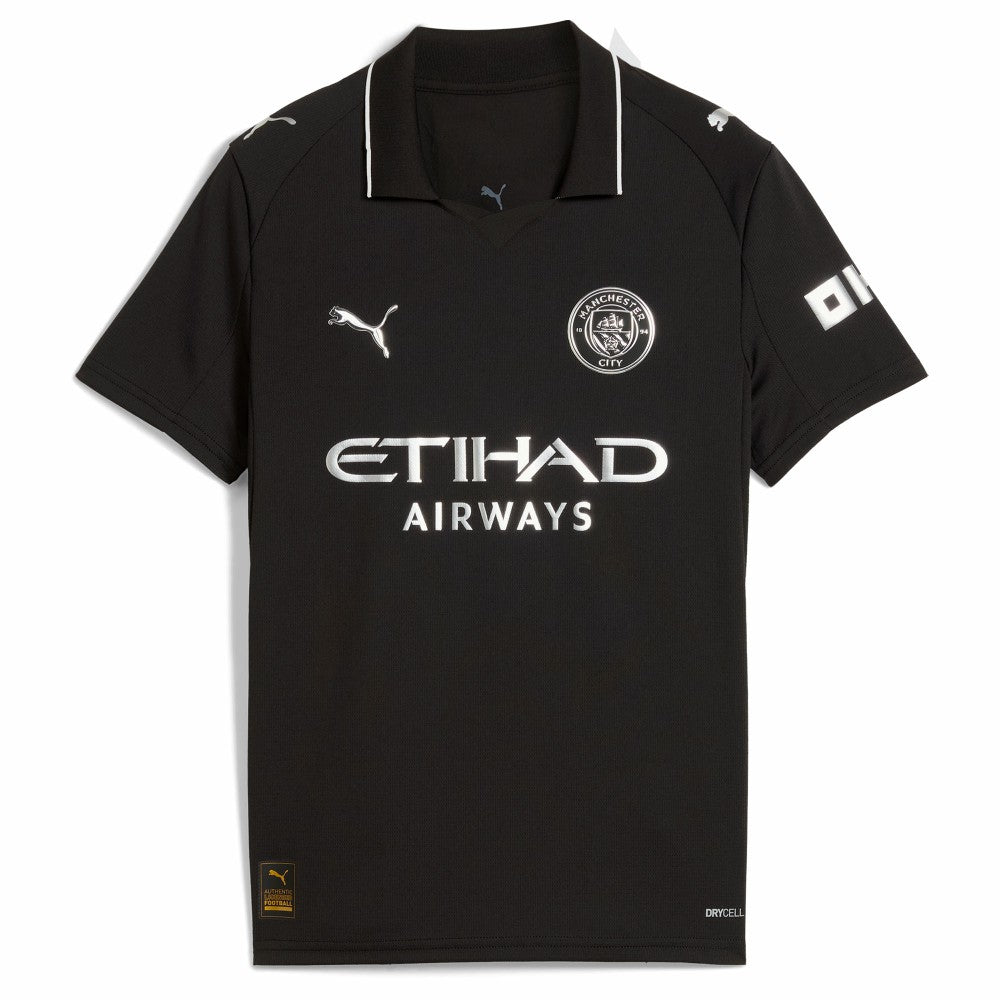 Erling Haaland Manchester City Youth 2025/26 Away Replica Player Jersey - Puma Black