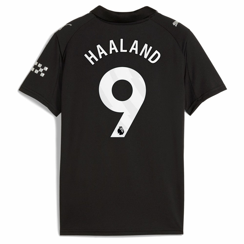 Erling Haaland Manchester City Youth 2025/26 Away Replica Player Jersey - Puma Black
