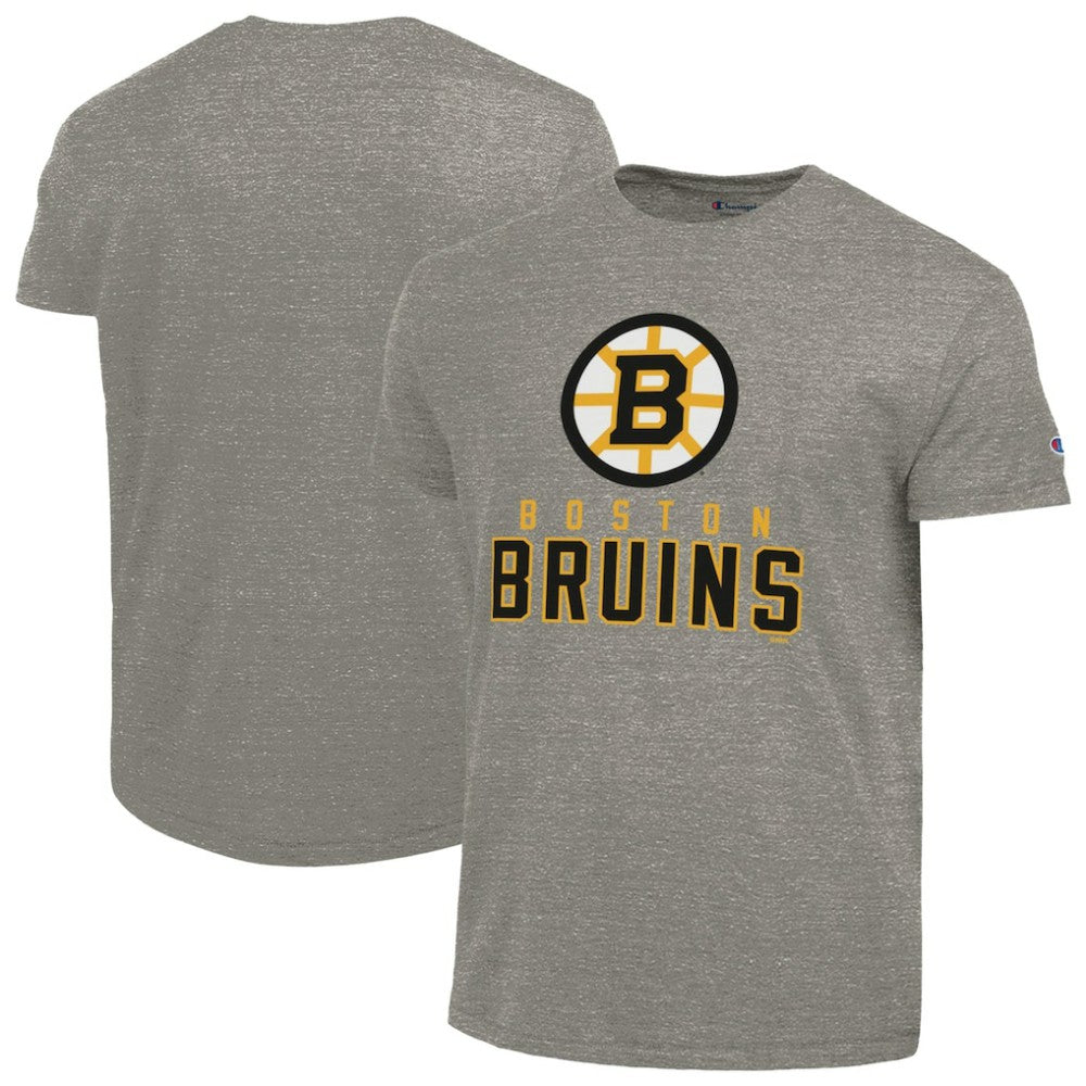 NHL Gray Boston Bruins Champion Tri-Blend T-Shirt