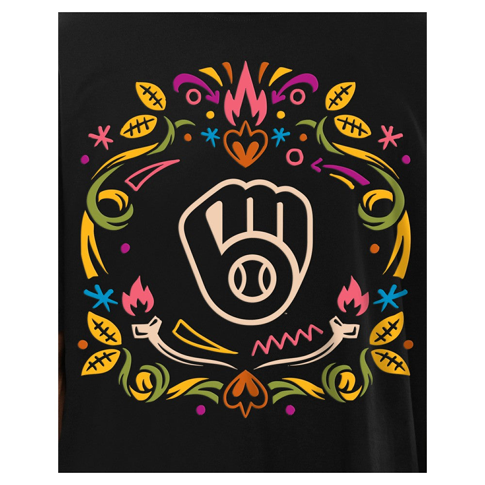 MLB Milwaukee Brewers New Era Día de los Muertos T-Shirt