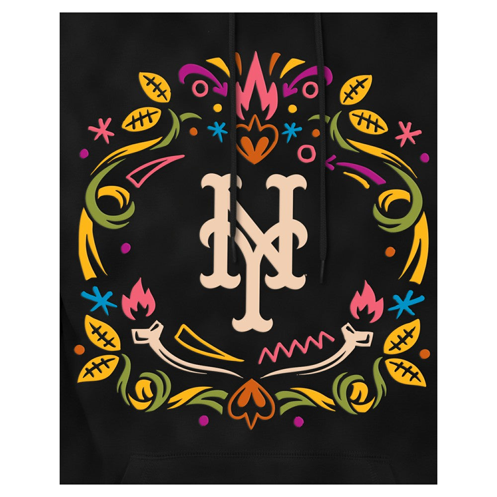 MLB New York Mets New Era Día de los Muertos Brushed Fleece Hoodie