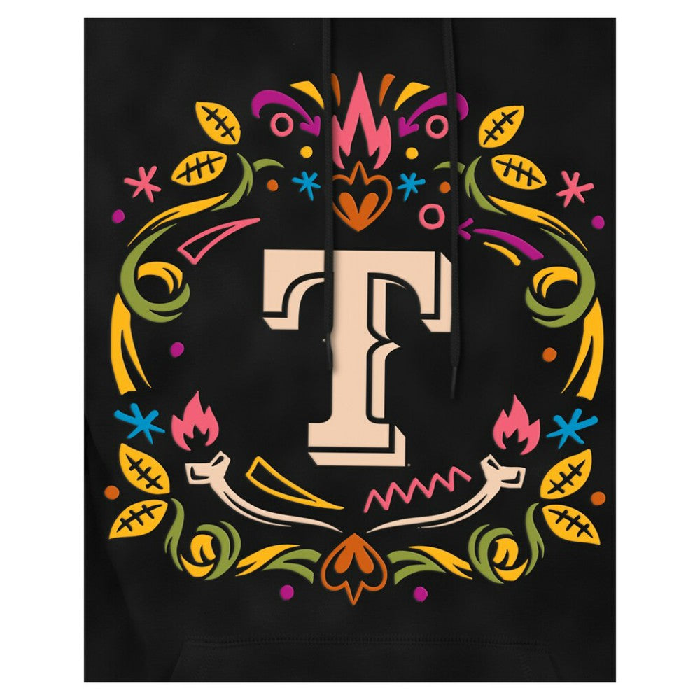 MLB Texas Rangers New Era Día de los Muertos Brushed Fleece Hoodie