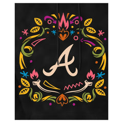 MLB Atlanta Braves New Era Día de los Muertos Brushed Fleece Hoodie