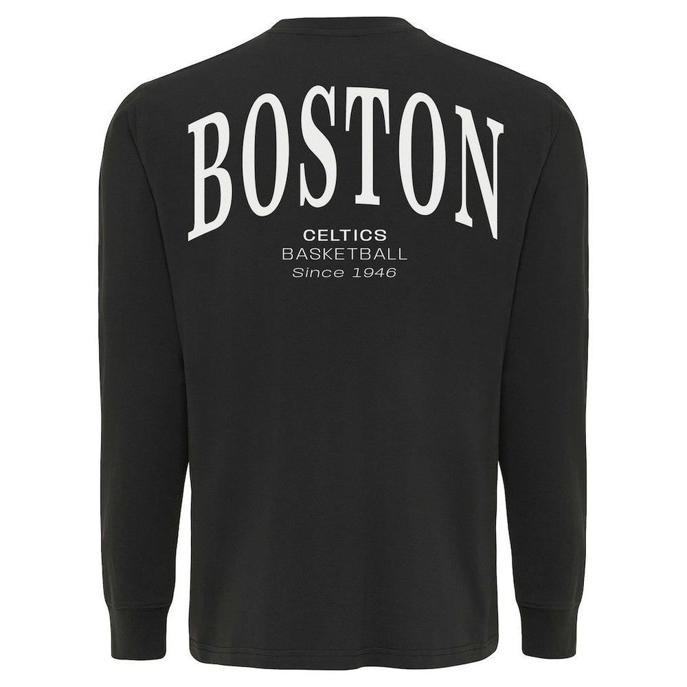 NBA Boston Celtics Sportiqe Unisex Athletic Club Collection Sherwood Relaxed Fit Premium Long-Sleeve T-Shirt