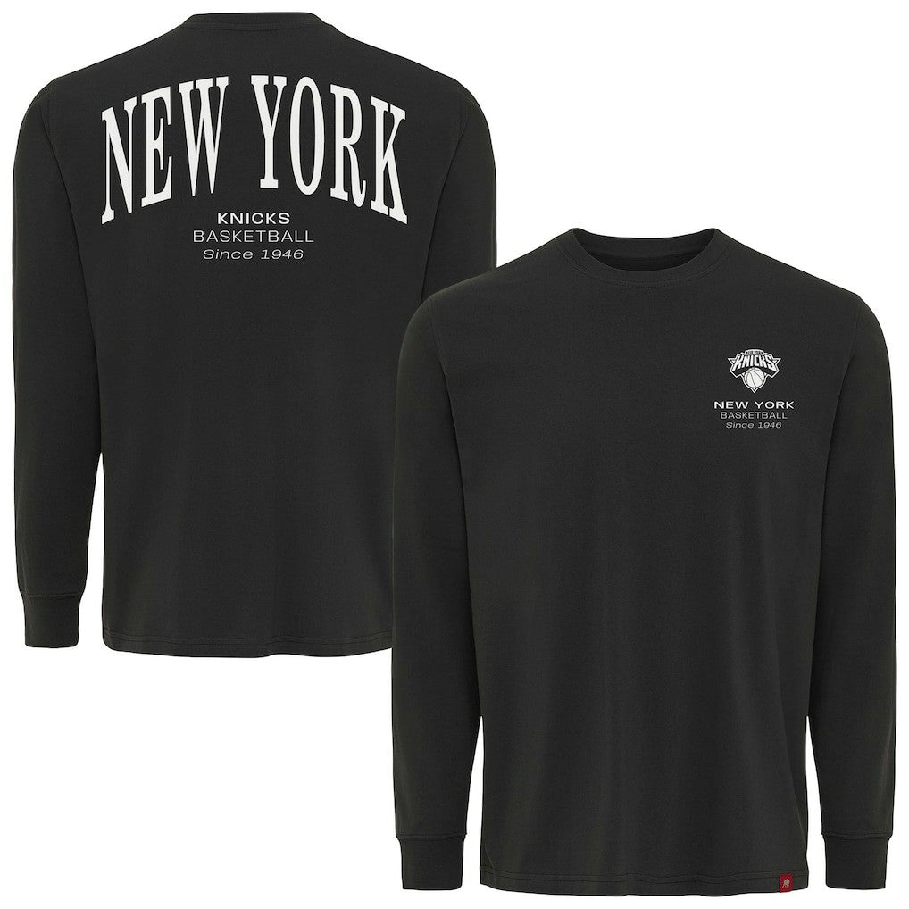 NBA New York Knicks Sportiqe Unisex Athletic Club Collection Sherwood Relaxed Fit Premium Long-Sleeve T-Shirt