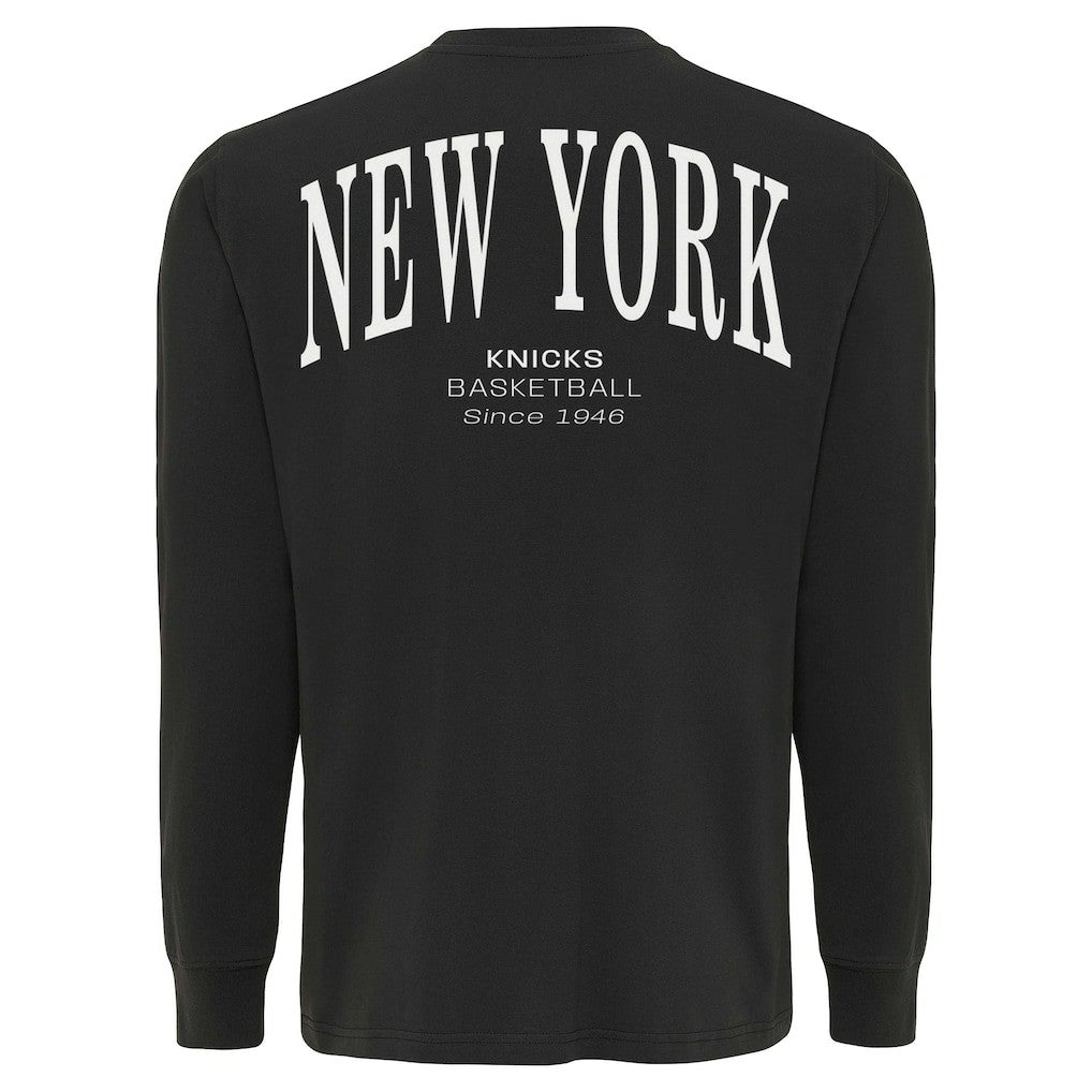 NBA New York Knicks Sportiqe Unisex Athletic Club Collection Sherwood Relaxed Fit Premium Long-Sleeve T-Shirt