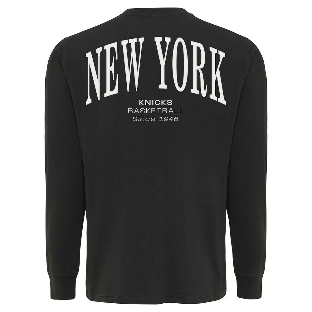 NBA New York Knicks Sportiqe Unisex Athletic Club Collection Sherwood Relaxed Fit Premium Long-Sleeve T-Shirt