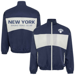 NBA New York Knicks Sportiqe Unisex Athletic Club Collection Senna Premium Lightweight Full-Zip Jacket