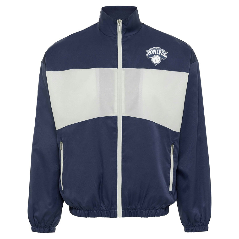 NBA New York Knicks Sportiqe Unisex Athletic Club Collection Senna Premium Lightweight Full-Zip Jacket