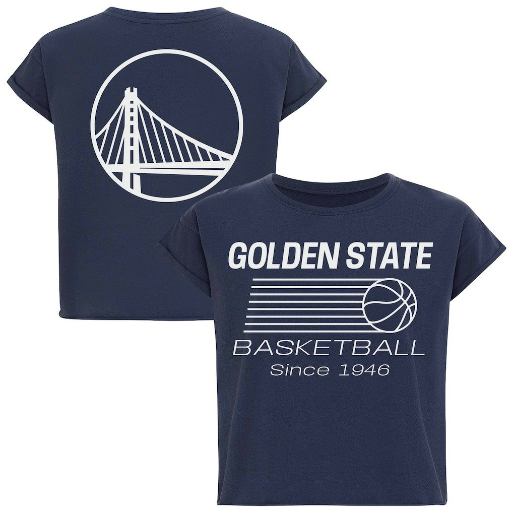 NBA Golden State Warriors Sportiqe Women's Athletic Club Collection Alana Premium Cropped T-Shirt sale