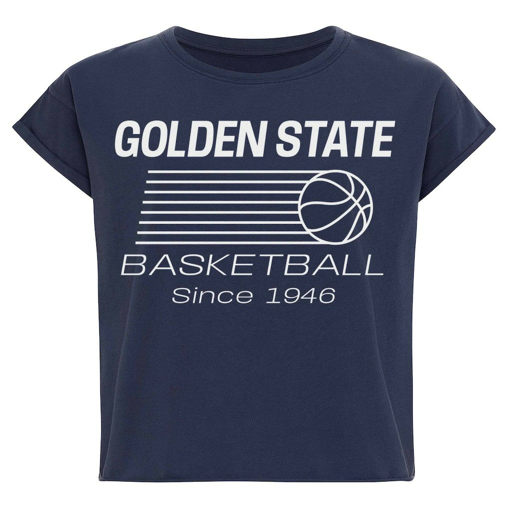 NBA Golden State Warriors Sportiqe Women's Athletic Club Collection Alana Premium Cropped T-Shirt sale