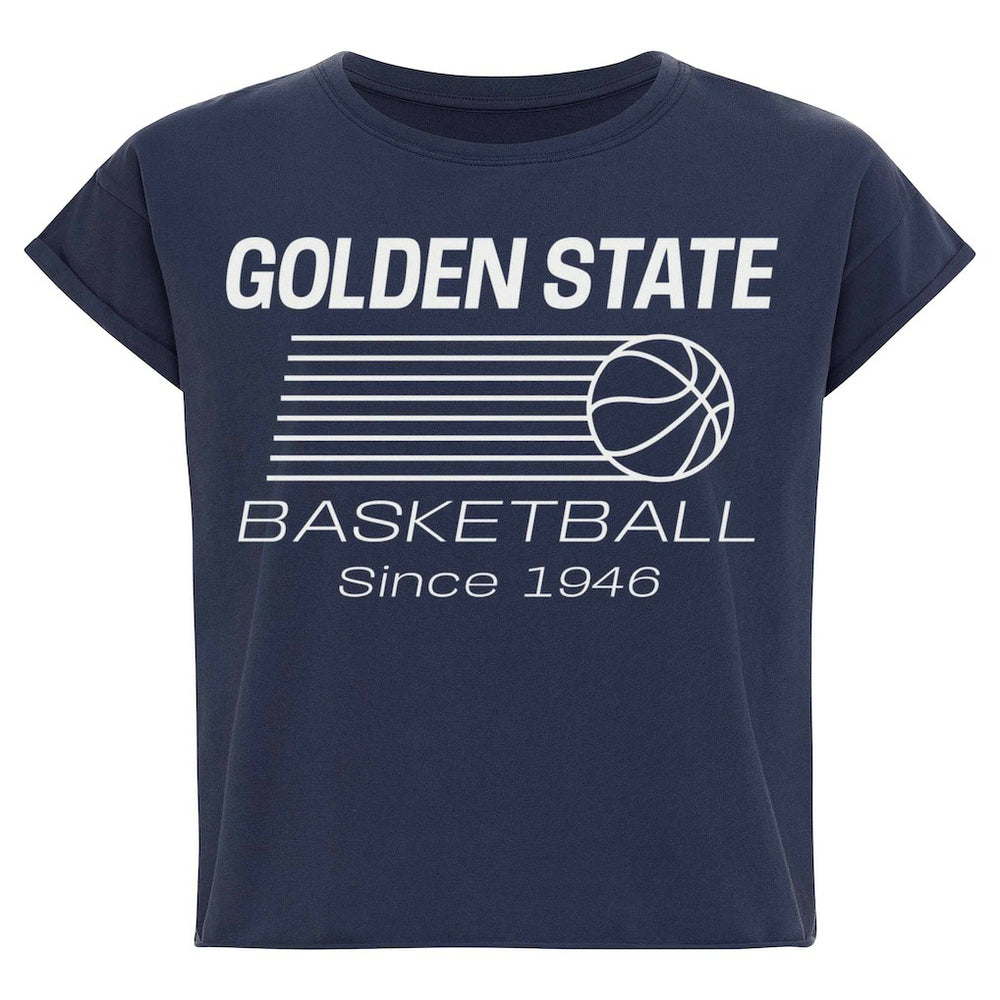 NBA Golden State Warriors Sportiqe Women's Athletic Club Collection Alana Premium Cropped T-Shirt sale