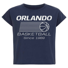 NBA Orlando Magic Sportiqe Women's Athletic Club Collection Alana Premium Cropped T-Shirt