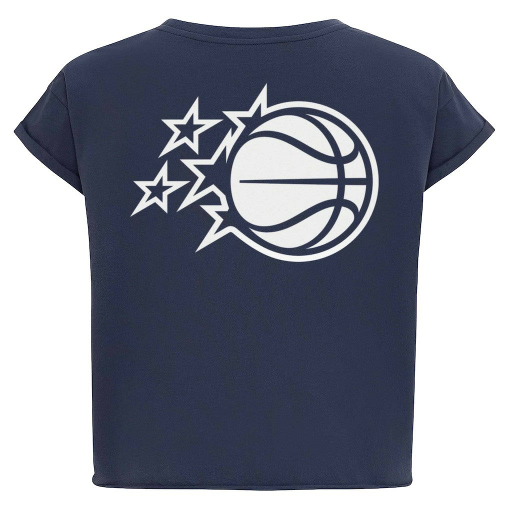 NBA Orlando Magic Sportiqe Women's Athletic Club Collection Alana Premium Cropped T-Shirt