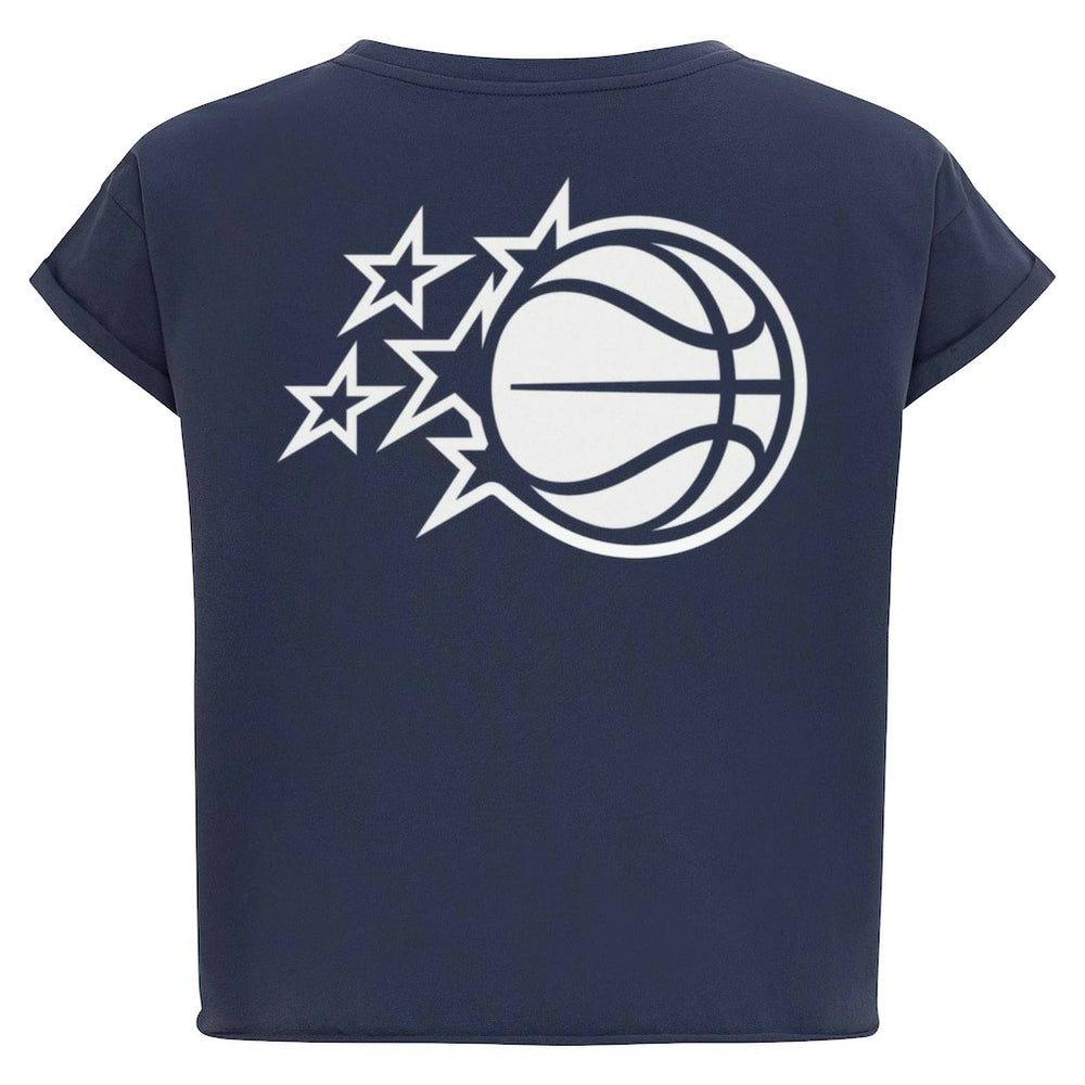 NBA Orlando Magic Sportiqe Women's Athletic Club Collection Alana Premium Cropped T-Shirt