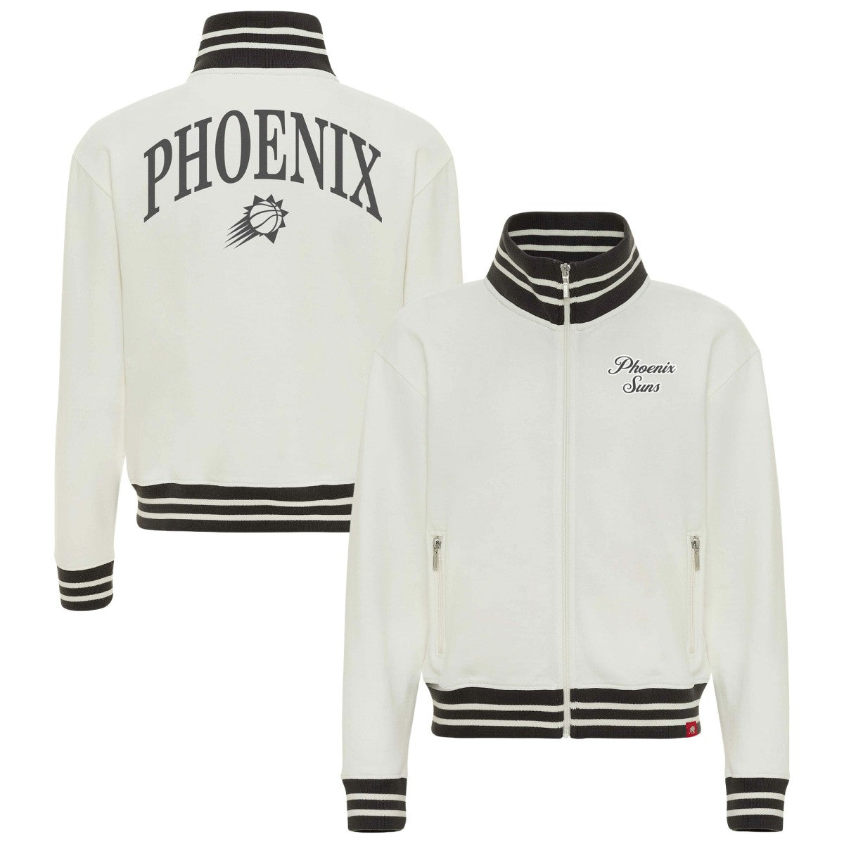 NBA Phoenix Suns Sportiqe Women's Athletic Club Collection Sutton French Terry Full-Zip Jacket