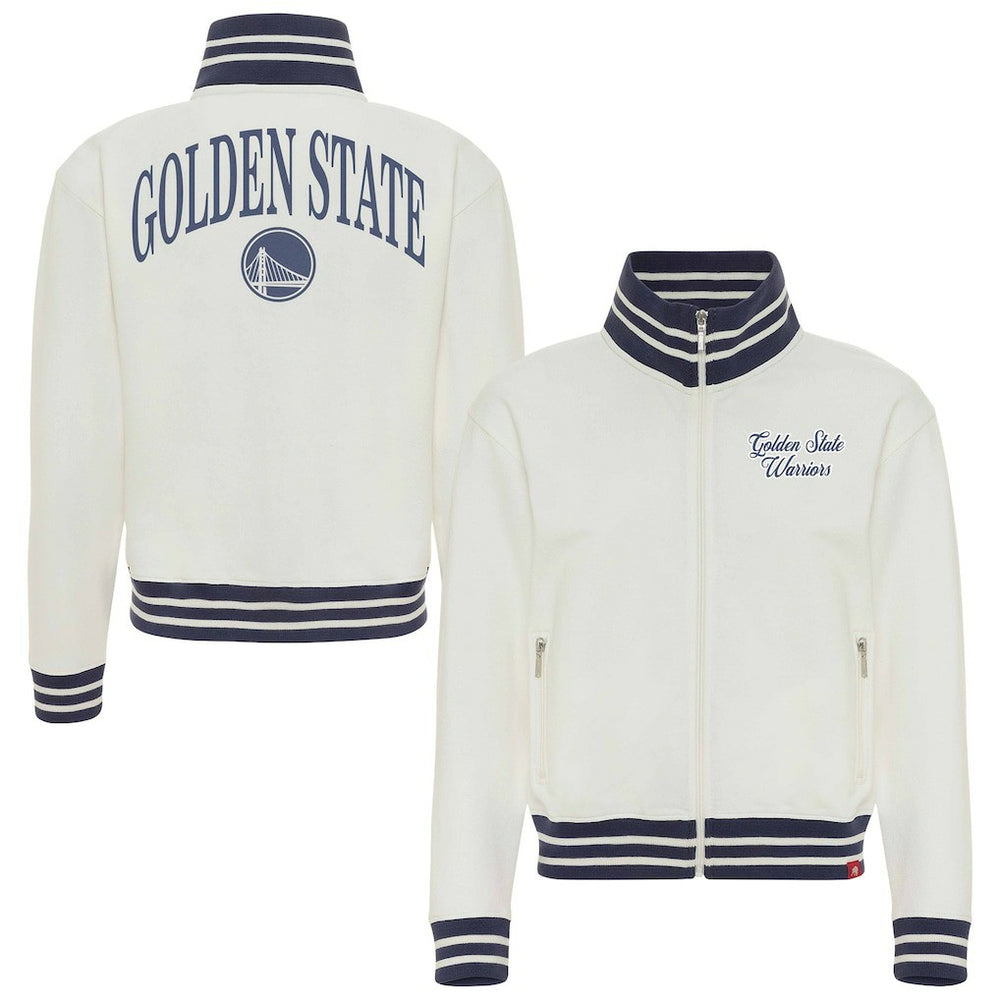 NBA Golden State Warriors Sportiqe Women's Athletic Club Collection Sutton French Terry Full-Zip Jacket sale