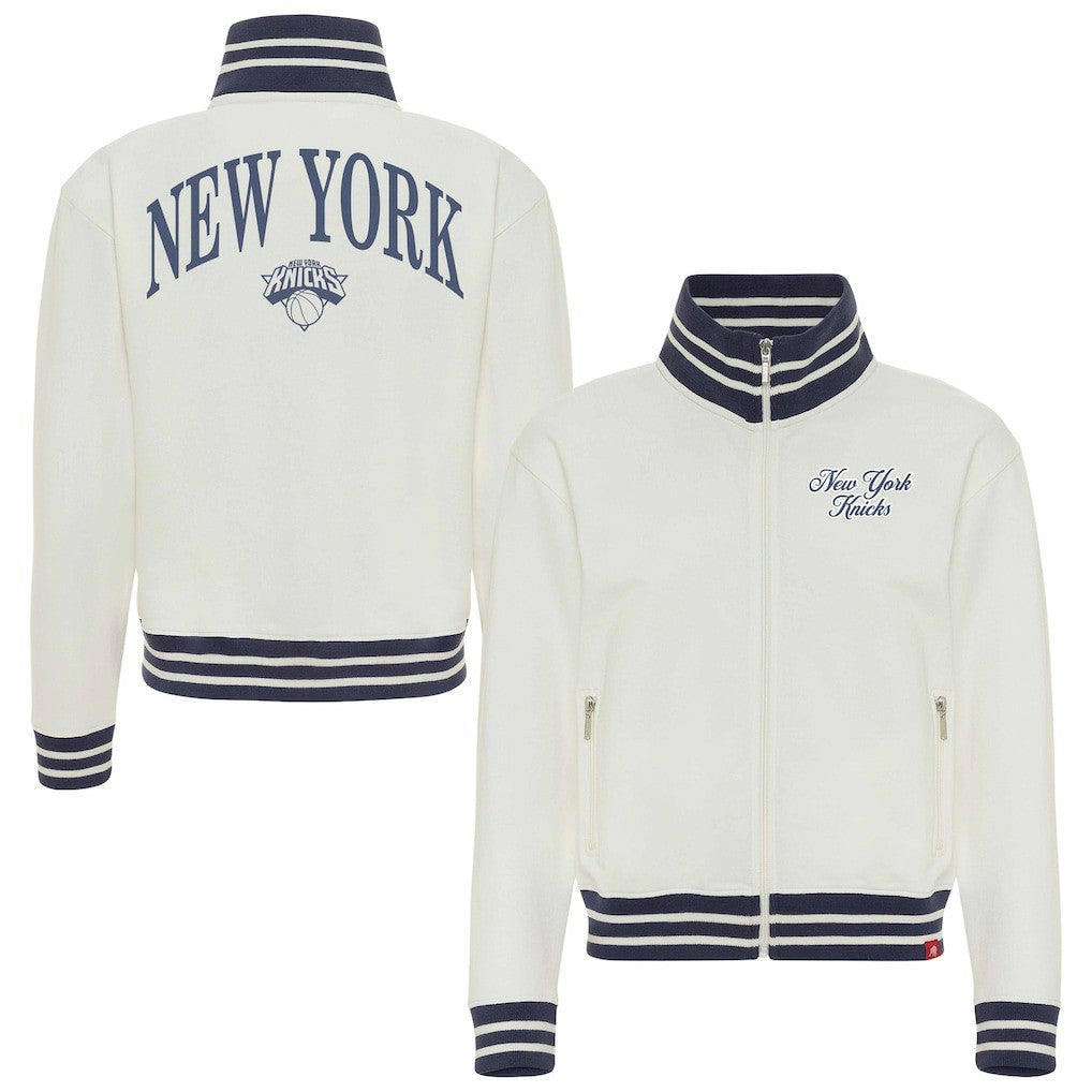 NBA New York Knicks Sportiqe Women's Athletic Club Collection Sutton French Terry Full-Zip Jacket