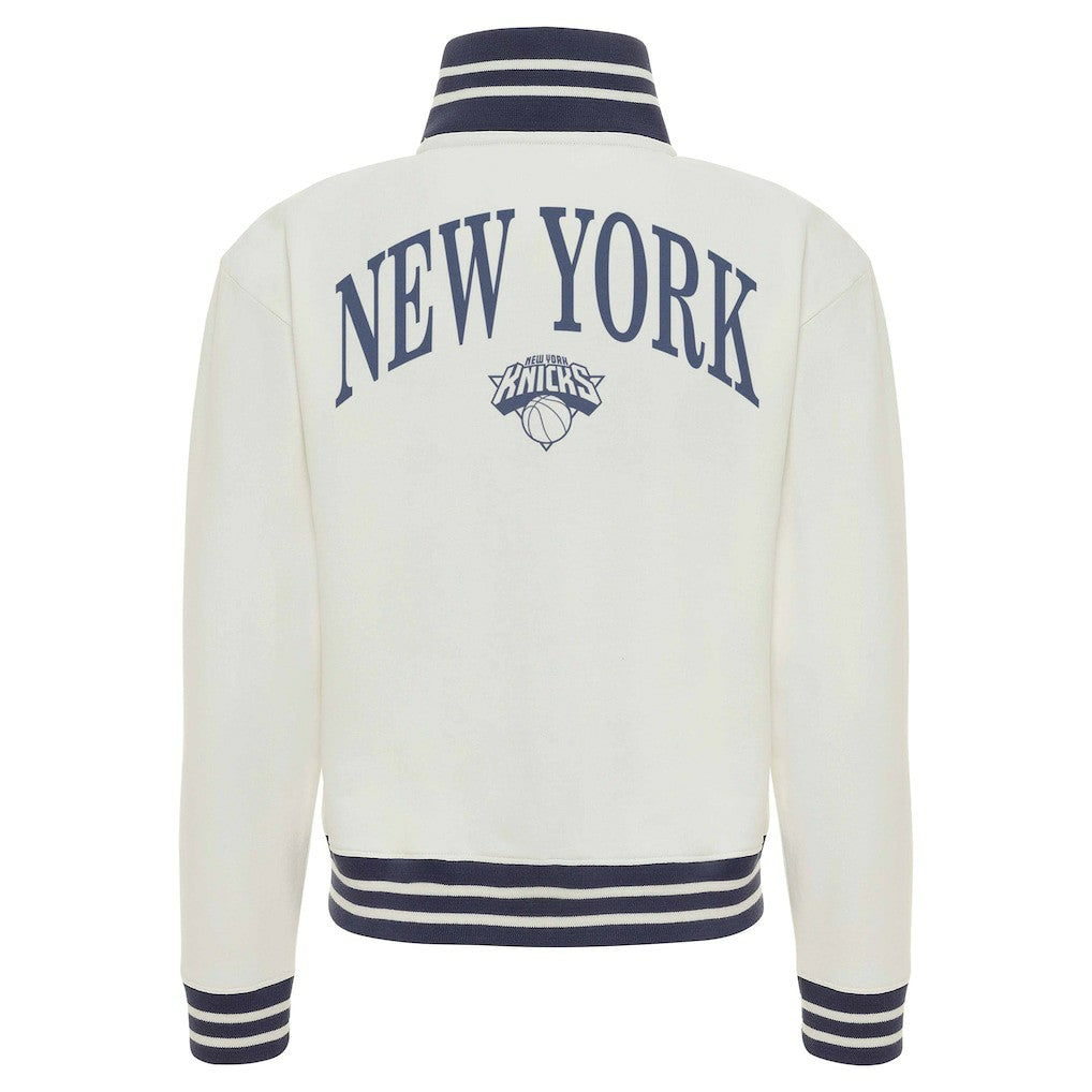 NBA New York Knicks Sportiqe Women's Athletic Club Collection Sutton French Terry Full-Zip Jacket
